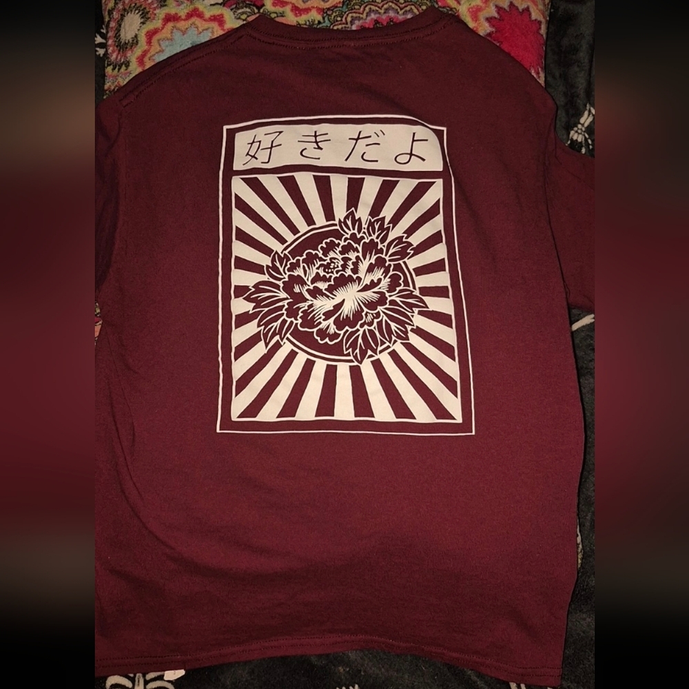 Boys XL Burgundy Tillys Graphic Shirt